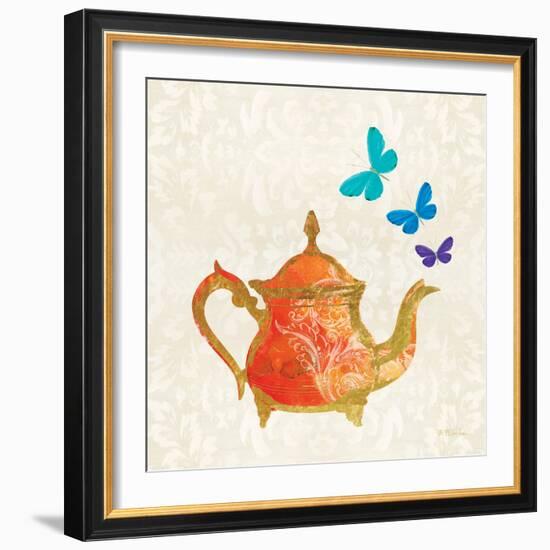 Sunshine Teapot-Meili Van Andel-Framed Art Print