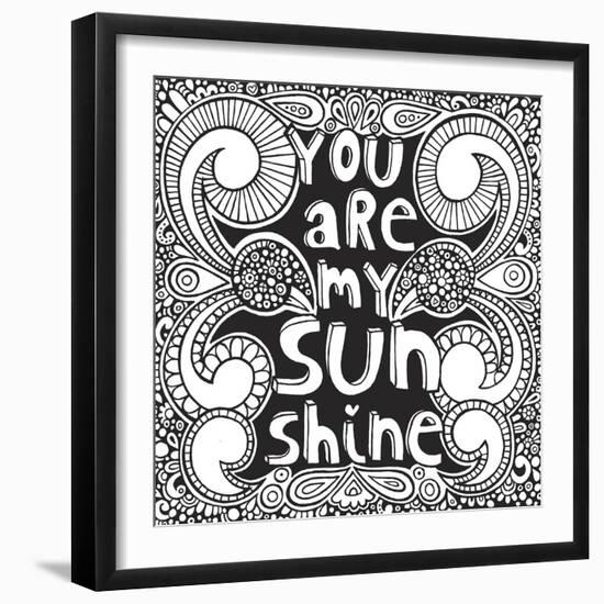 Sunshine-Hello Angel-Framed Giclee Print