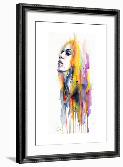 Sunshower-Agnes Cecile-Framed Art Print