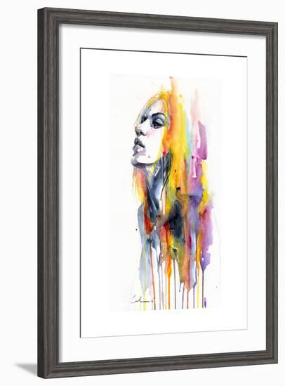 Sunshower-Agnes Cecile-Framed Art Print