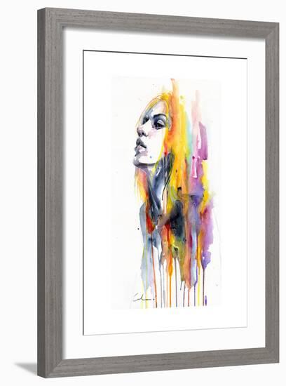 Sunshower-Agnes Cecile-Framed Art Print