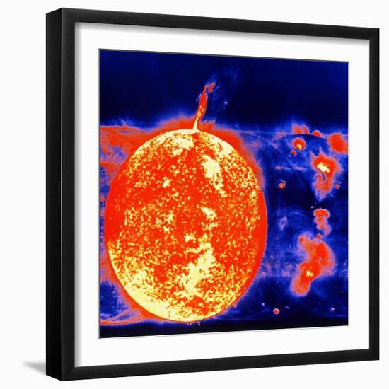 Sunspots and Solar Prominences, 1973-null-Framed Giclee Print