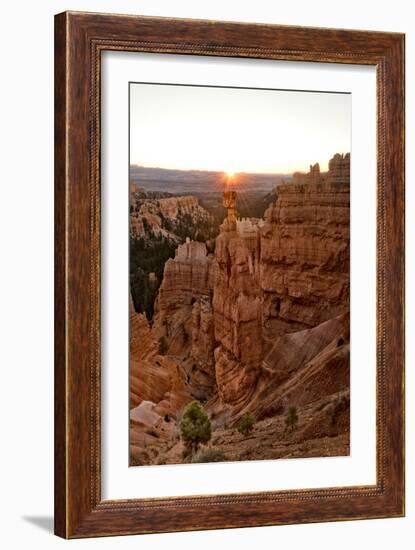 Sunstar Over Thor's Hammer-Danny Head-Framed Photographic Print