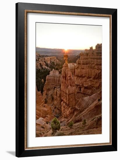 Sunstar Over Thor's Hammer-Danny Head-Framed Photographic Print