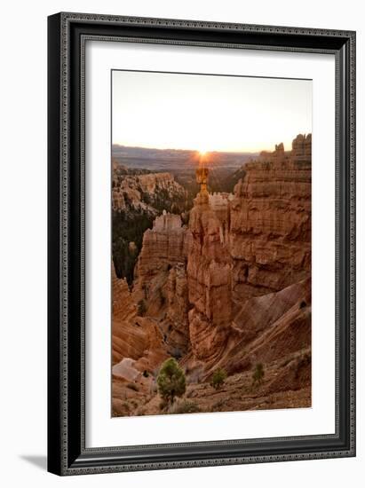 Sunstar Over Thor's Hammer-Danny Head-Framed Photographic Print