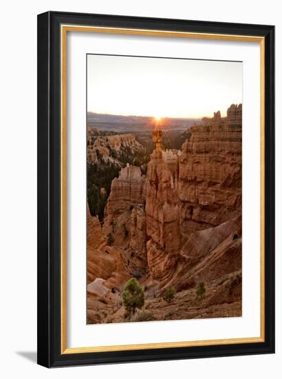 Sunstar Over Thor's Hammer-Danny Head-Framed Photographic Print