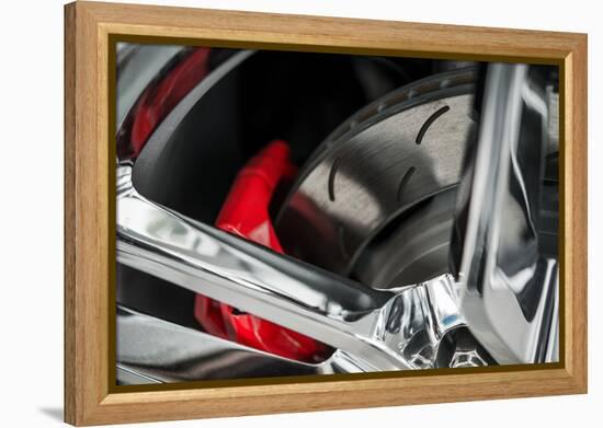 Super Car Brakes-duallogic-Framed Premier Image Canvas