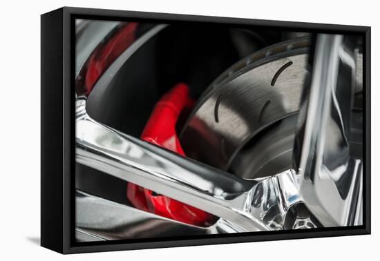 Super Car Brakes-duallogic-Framed Premier Image Canvas