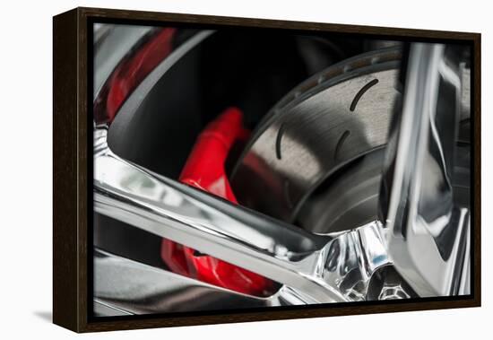 Super Car Brakes-duallogic-Framed Premier Image Canvas