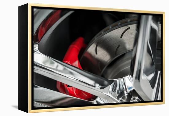 Super Car Brakes-duallogic-Framed Premier Image Canvas