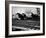 Super Chief and El Capitan Locomotives from the Santa Fe Railroad Sitting in a Rail Yard-William Vandivert-Framed Premium Photographic Print