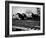 Super Chief and El Capitan Locomotives from the Santa Fe Railroad Sitting in a Rail Yard-William Vandivert-Framed Premium Photographic Print