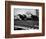 Super Chief and El Capitan Locomotives from the Santa Fe Railroad Sitting in a Rail Yard-William Vandivert-Framed Photographic Print