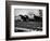 Super Chief and El Capitan Locomotives from the Santa Fe Railroad Sitting in a Rail Yard-William Vandivert-Framed Photographic Print