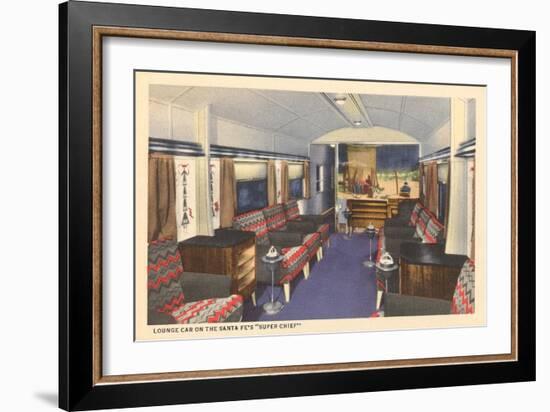 Super Chief Lounge Car-null-Framed Art Print