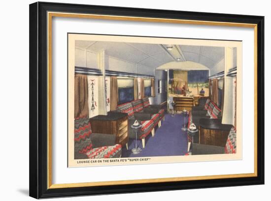 Super Chief Lounge Car-null-Framed Art Print