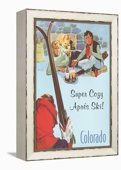 Super Cozy, Apres Ski-null-Framed Stretched Canvas