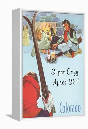 Super Cozy, Apres Ski-null-Framed Stretched Canvas