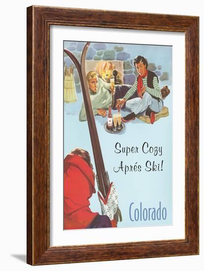 Super Cozy, Apres Ski-null-Framed Art Print