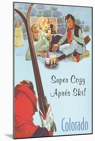 Super Cozy, Apres Ski-null-Mounted Art Print