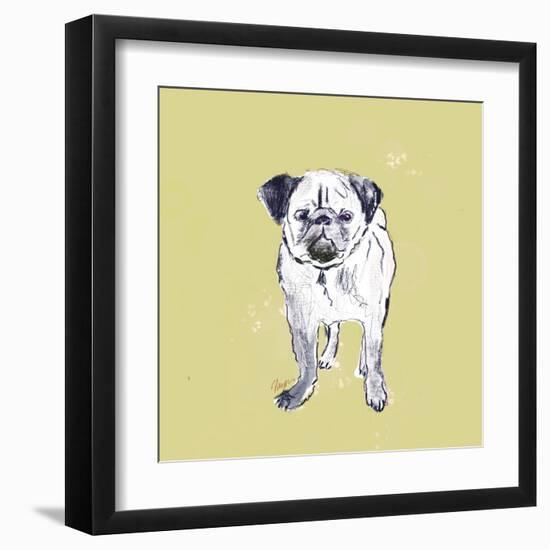 Super Cute Pug-Niya Christine-Framed Art Print