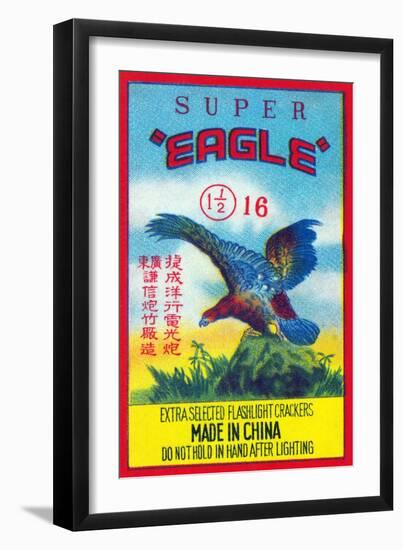 Super Eagle Extra Selected Flashlight Crackers-null-Framed Art Print