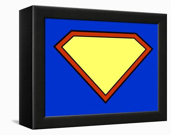 Super Hero Background-PiXXart-Framed Stretched Canvas