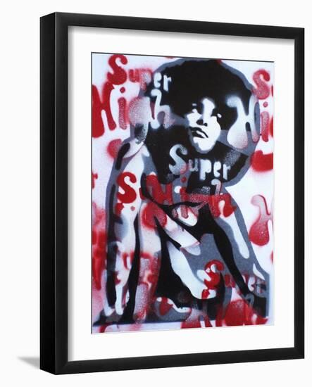 Super High-Abstract Graffiti-Framed Giclee Print