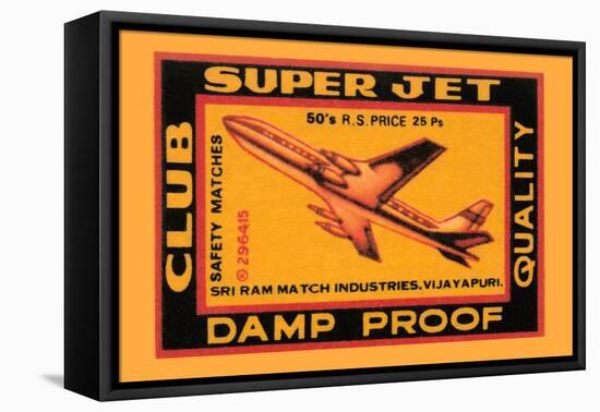 Super Jet-null-Framed Stretched Canvas