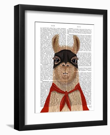 Super Llama-Fab Funky-Framed Art Print