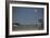 Super Moon and Lifeguard Sign Seen on Atlantic Beach on Long Island, NY-null-Framed Photo