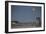 Super Moon and Lifeguard Sign Seen on Atlantic Beach on Long Island, NY-null-Framed Photo