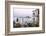 Super moon and view to Bay Area, including San Francisco-Oakland Bay Bridge, San Francisco, Califor-Charlie Harding-Framed Photographic Print