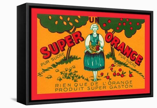 Super Orange-null-Framed Stretched Canvas