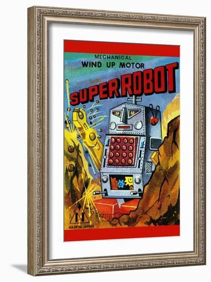 Super Robot-null-Framed Art Print