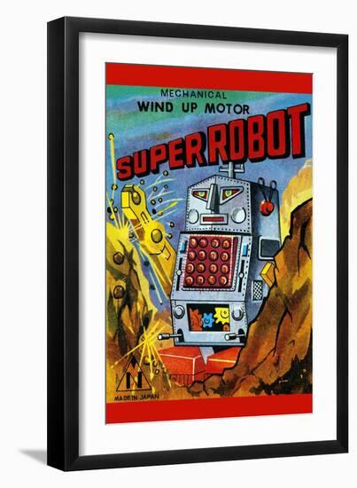 Super Robot-null-Framed Art Print