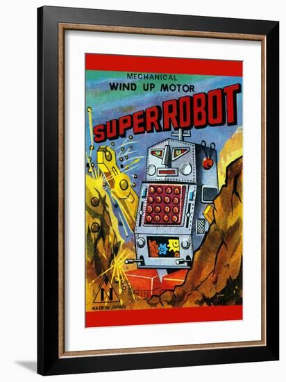 Super Robot-null-Framed Art Print