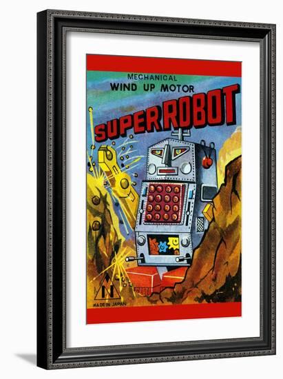 Super Robot-null-Framed Art Print