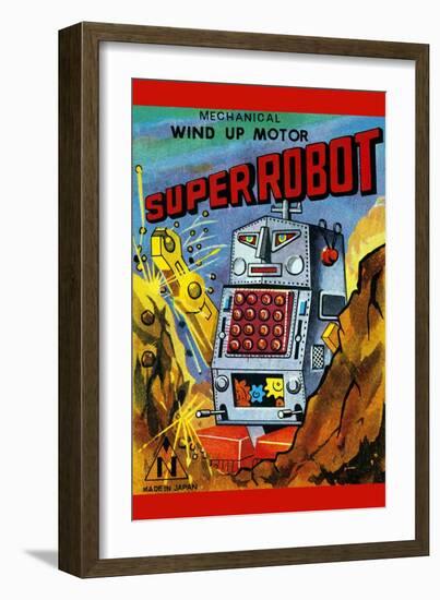 Super Robot-null-Framed Art Print