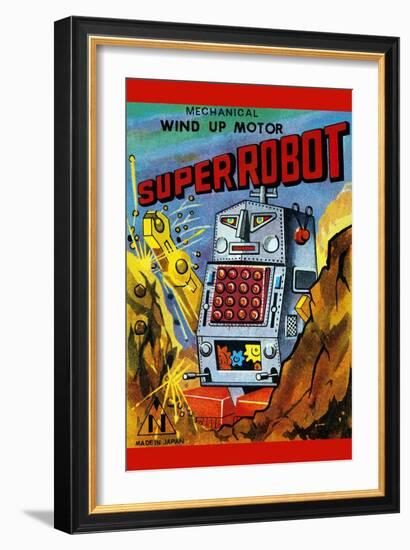 Super Robot-null-Framed Art Print