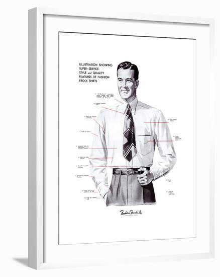 Super Service Style and Quality Features of Fashion Frock Shirts-Fashion Frocks-Framed Art Print