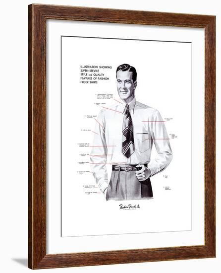 Super Service Style and Quality Features of Fashion Frock Shirts-Fashion Frocks-Framed Art Print