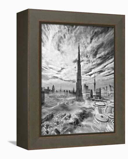 Super Skyline-Koji Tajima-Framed Premier Image Canvas