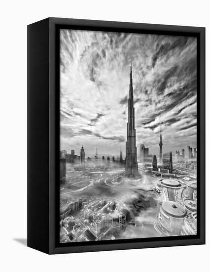 Super Skyline-Koji Tajima-Framed Premier Image Canvas