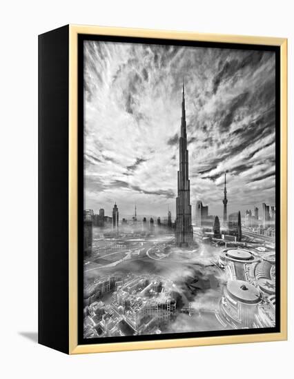 Super Skyline-Koji Tajima-Framed Premier Image Canvas