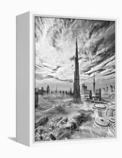 Super Skyline-Koji Tajima-Framed Premier Image Canvas