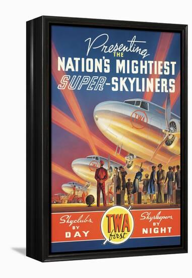 Super Skyliners-Kerne Erickson-Framed Stretched Canvas