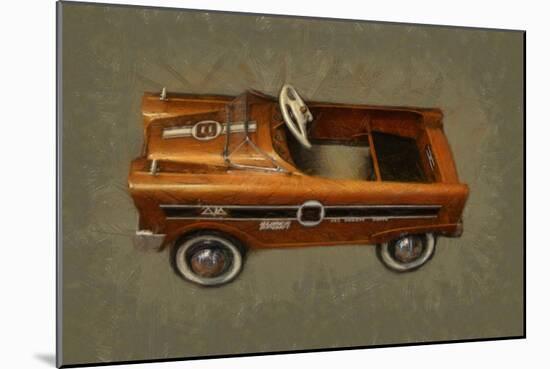 Super Sport Pedal Car-Michelle Calkins-Mounted Art Print