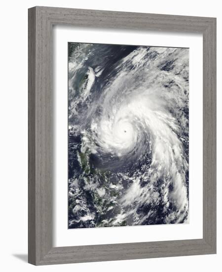 Super Typhoon Megi-Stocktrek Images-Framed Photographic Print