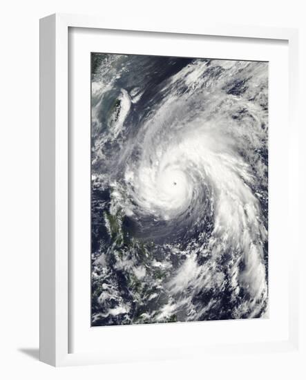 Super Typhoon Megi-Stocktrek Images-Framed Photographic Print